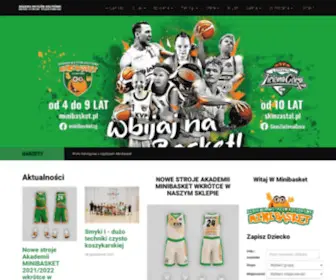 Minibasket.pl(AKADEMIA MISTRZÓW KOSZYKÓWKI MINIBASKET ZIELONA GÓRA) Screenshot