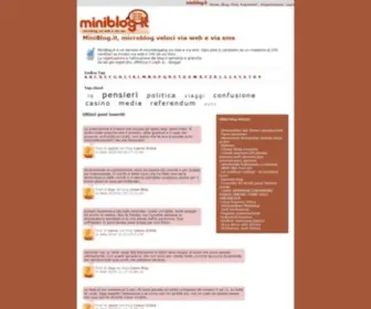 Miniblog.it(Miniblog) Screenshot