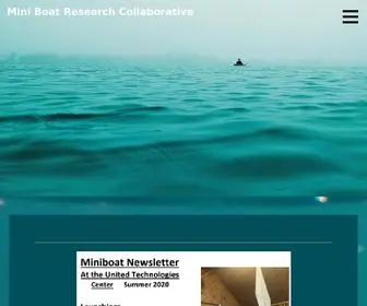 Miniboatsresearch.org(Mini Boat Research Collaborative) Screenshot