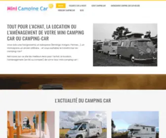 Minicampingcar.com(Tout pour l'achat) Screenshot