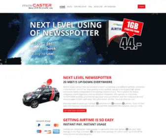 Minicaster.com(Willkommen auf der offiziellen Webseite von) Screenshot