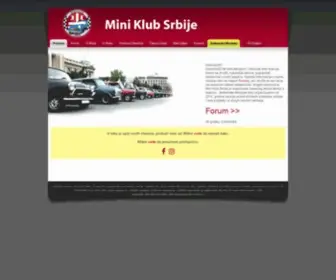 Miniclubserbia.rs(Mini Klub Srbije) Screenshot