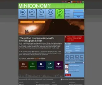 Miniconomy.com(Miniconomy) Screenshot