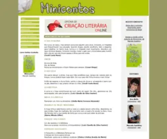 Minicontos.com.br(Miniconto e Microconto em língua portuguesa) Screenshot