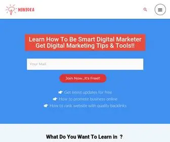 Minidea.co.in(Digital Marketing) Screenshot