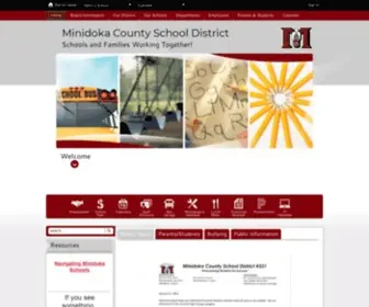 Minidokaschools.org(Minidoka County School District) Screenshot