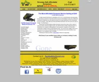 Minidumpit.com(Syracuse Dumpster Rental) Screenshot