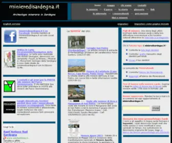 Minieredisardegna.it(Miniere di Sardegna) Screenshot