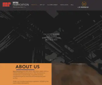 Minifastindia.co.in(Mini Fabrication) Screenshot