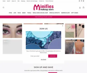 Minifies.co.nz(Minifies Makeup Store) Screenshot