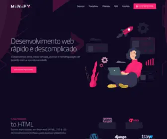 Minify.com.br(Minify Desenvolvimento Web) Screenshot