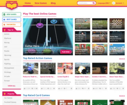 Minigames.com(Play Best Free Online Games at) Screenshot
