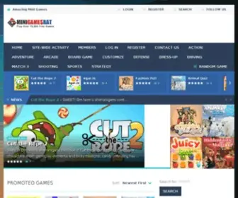 Minigamesrat.com(Minigamesrat) Screenshot
