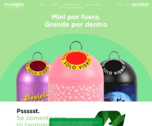 Miniglu.es(Miniglú de ecovidrio) Screenshot