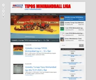 Minihandball.sk(Tipos Minihandball Liga) Screenshot