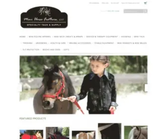 Minihorsefeathers.com(Miniature equine equipment) Screenshot