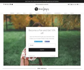 Minijoops.com(Create an Ecommerce Website and Sell Online) Screenshot