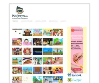 Minijuegos.info(Juega juegos ¡gratis) Screenshot