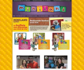 Miniland.com.br(Buffet infantil em São Paulo) Screenshot