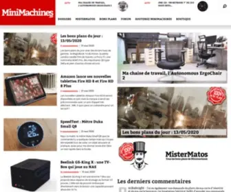 Minimachines.net(Accueil) Screenshot