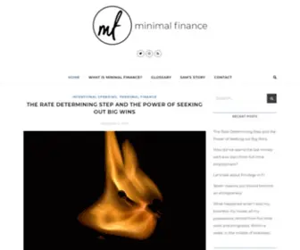 Minimalfinance.com(Minimal Finance) Screenshot