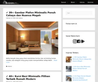 Minimalis.co.id(Inspirasi Desain Minimalis) Screenshot