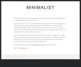 Minimalist.com(Minimalist) Screenshot