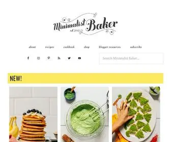 Minimalistbaker.com(Minimalist Baker) Screenshot