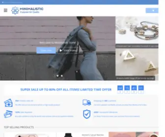 Minimalistc.com(Buy Minimalistic Fashion for Women online) Screenshot