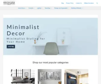 Minimalistdecor.net(Minimalist Decor) Screenshot