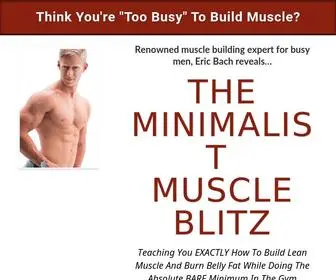 Minimalistmuscleblitz.com(The Minimalist Muscle Blitz) Screenshot