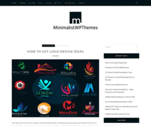 Minimalistwpthemes.com(Minimalist WordPress Themes) Screenshot