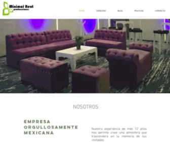 Minimalrent.com(Renta de Mobiliario) Screenshot