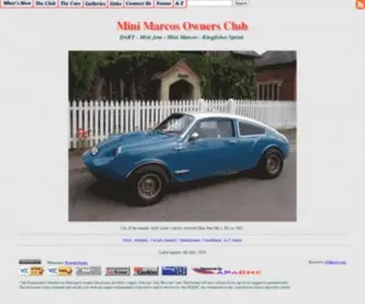 Minimarcos.org.uk(Mini Marcos Owners Club) Screenshot