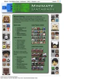 Minimatedatabase.com(Minimate Database) Screenshot