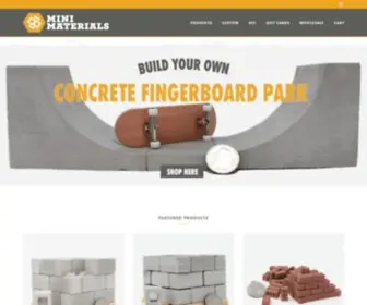 Minimaterials.com(Mini Materials) Screenshot