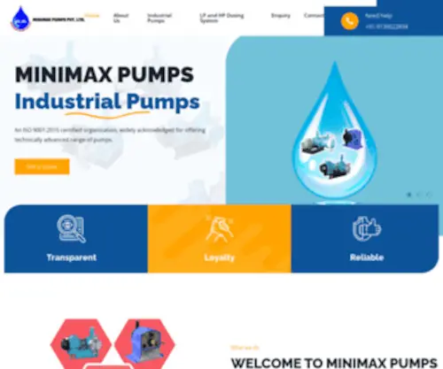 MinimaxDosing.com(Dosing Pumps) Screenshot