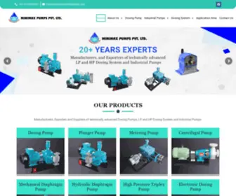 Minimaxpumps.com(Minimax Dosing Pump) Screenshot