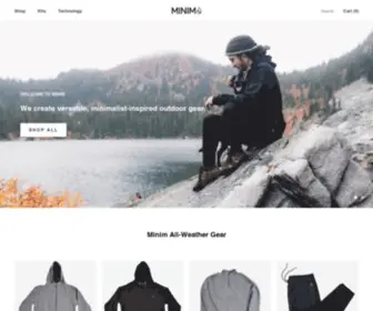 MinimGear.com(Create an Ecommerce Website and Sell Online) Screenshot