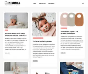 Minimiks.nl(I Nu ook de stenen winkel kids boutique Minimiks) Screenshot