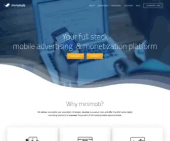 Minimob.com(Your full stack mobile advertising platform) Screenshot