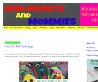 Minimonetsandmommies.com(Mini Monets and Mommies) Screenshot