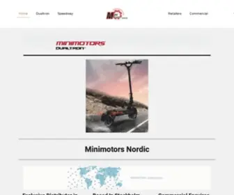 Minimotorsnordic.com(Minimotors Nordic) Screenshot