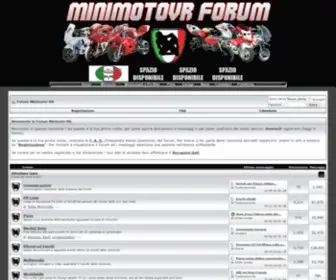 Minimotovrforum.it(Forum Minimoto VR) Screenshot