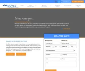 Minimoves.com(Full service moving company) Screenshot