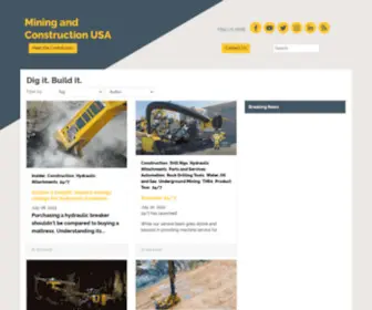 Miningandconstructionusa.com(Mining and Construction USA) Screenshot
