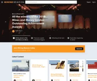 Miningbeacon.com(Mining Beacon) Screenshot