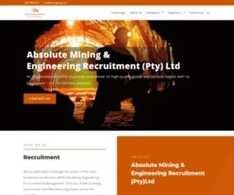 Miningeng.com(Mining & Engineering Recruitment Solutions) Screenshot