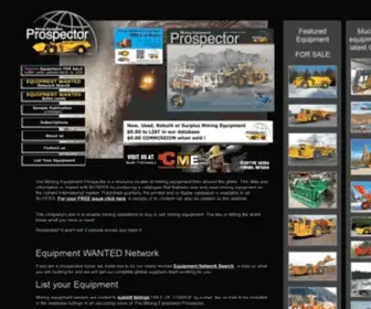 Miningequipment.net(Used mining equipment) Screenshot