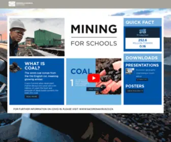 Miningforschools.co.za(Mining for schools) Screenshot